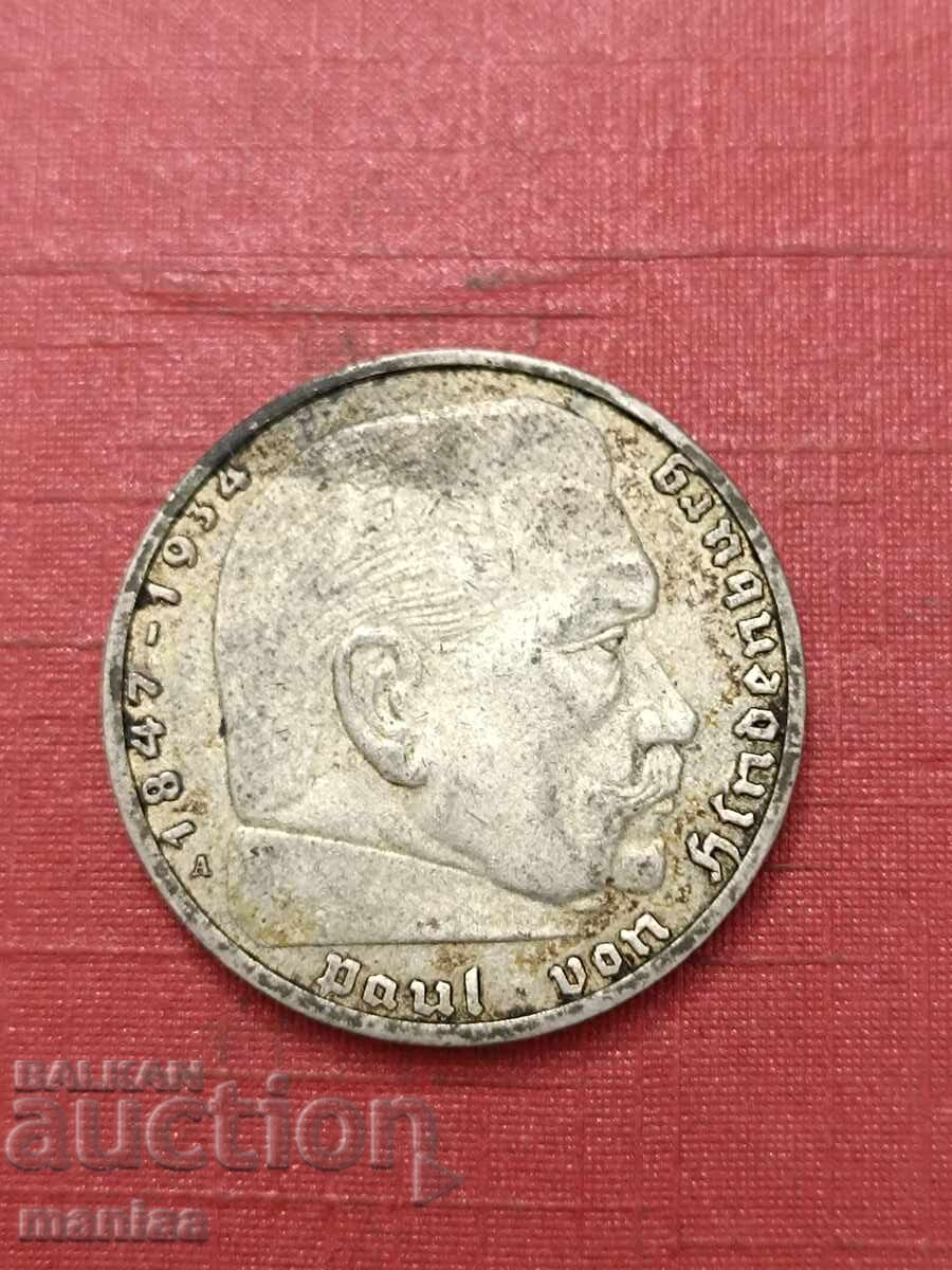 Delivery of 2 marks 1937 Silver!