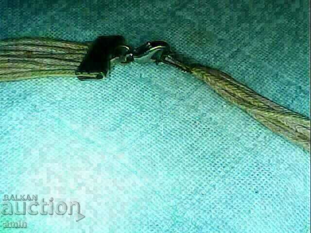 красиво посребрено колие сес кристали - 6