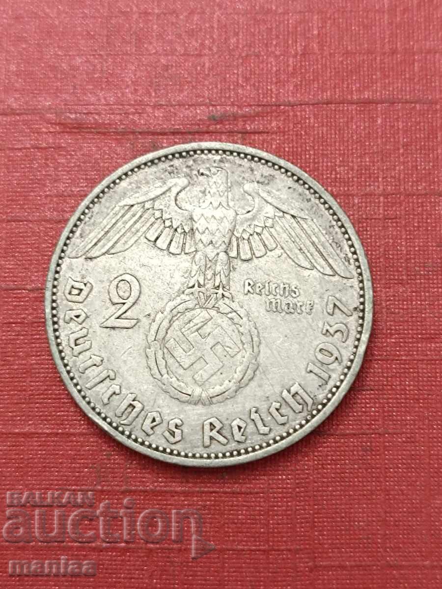 2 μάρκα 1937 Ασήμι ! με τιμή € 25.00 | 48.90 BGN
