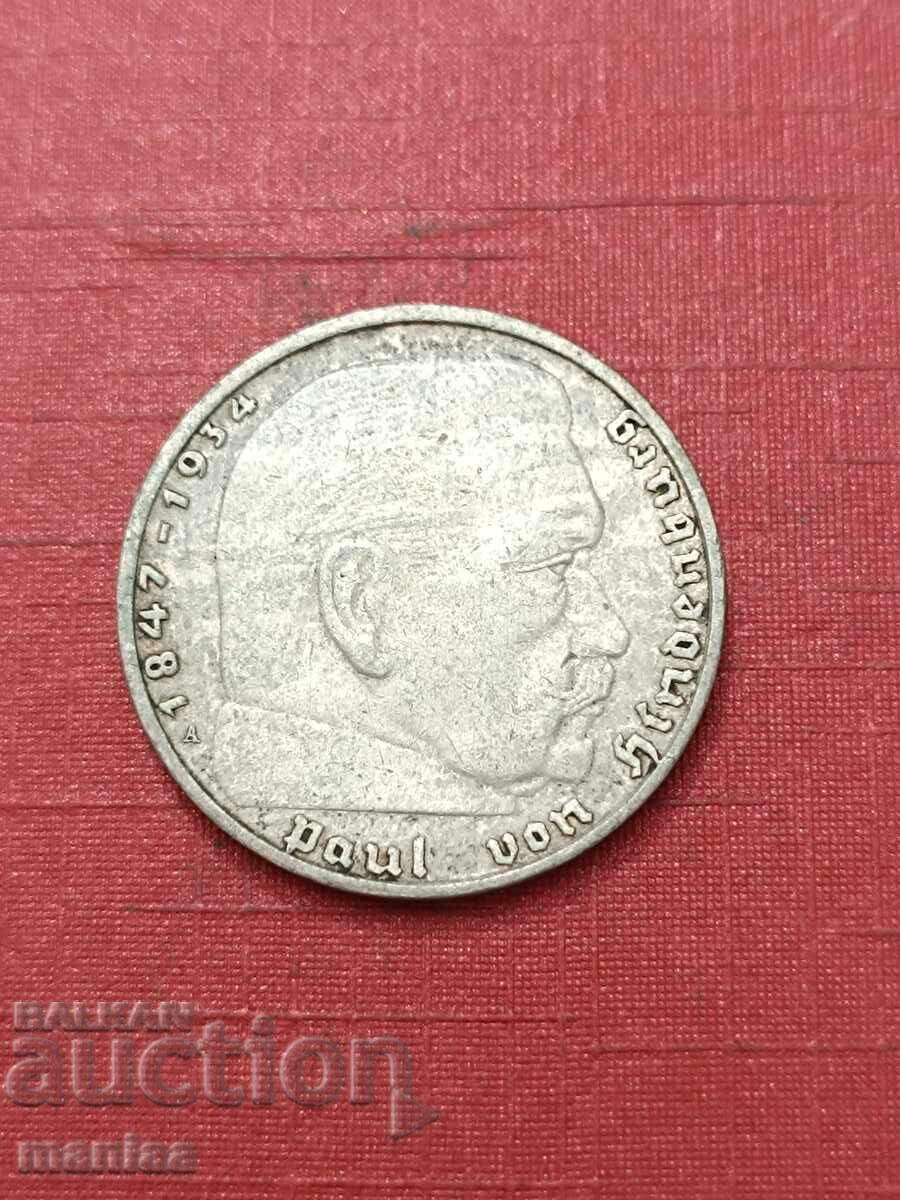 Παράδοση 2 μάρκα 1937 Ασήμι !