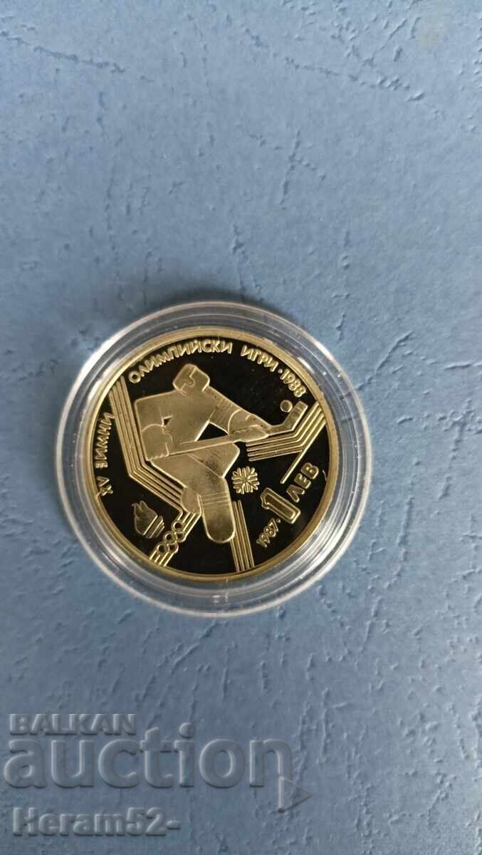 1 BGN 1987 XV ZOI 1988 Hockey 1 BGN 1987 XV ZOI 1988 Hockey