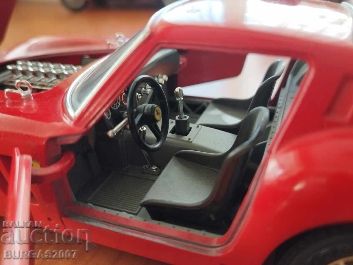 Metal cart, Ferrari 250 GTO, Made in Italy, 1/18 - 6
