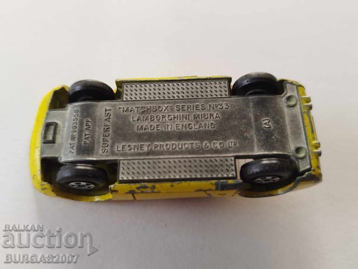 Mетална количка, Lamborghini Miura,Matchbox, Made in England - 5