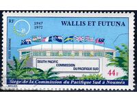 Ουαλίς και Φουτούνα 1972 - σημαίες αρχιτεκτονική MNH