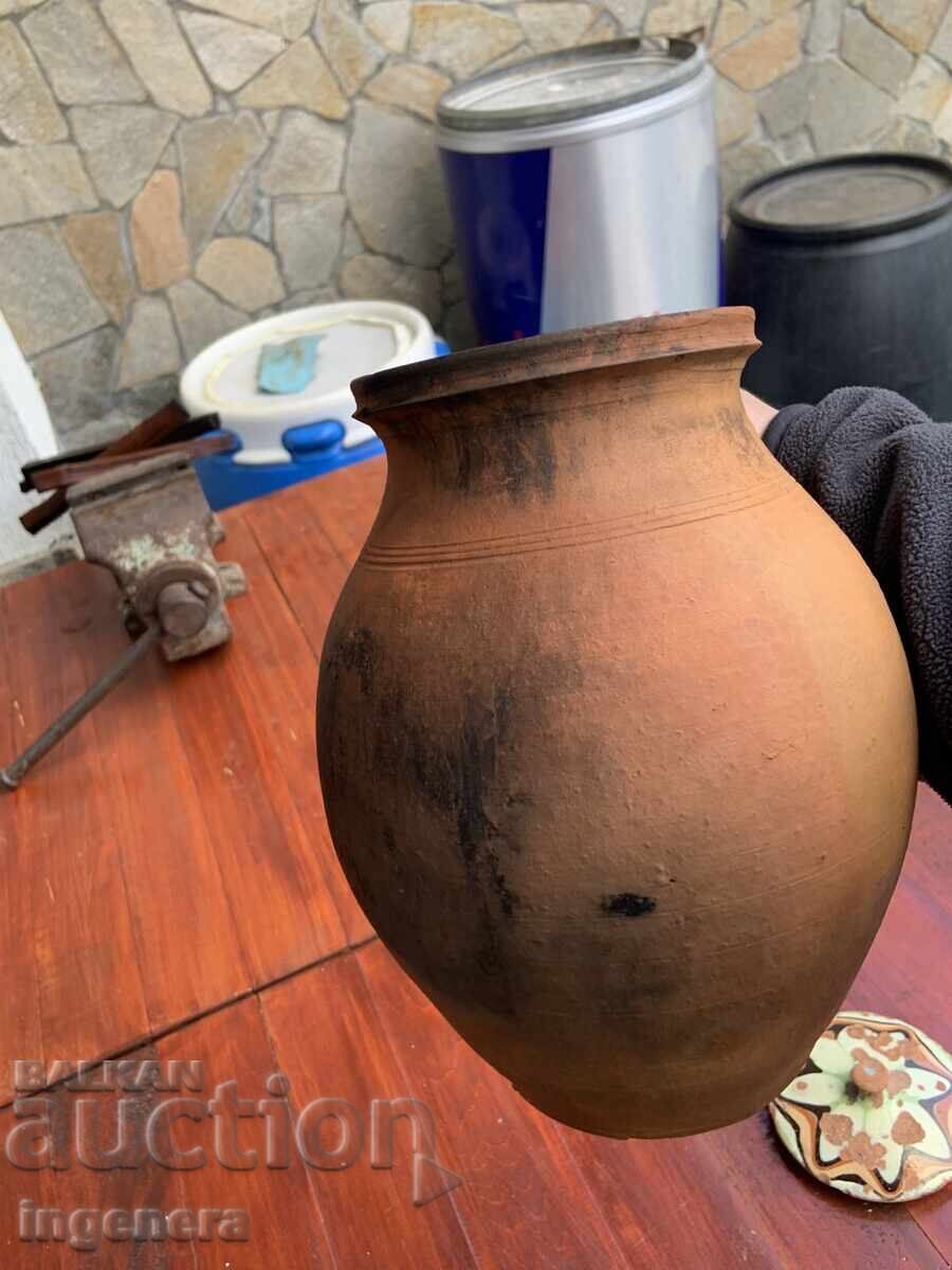 OLAN DIN CERAMICĂ PENTRU FASOLE, STIL RUSTIC, 3 LITRI - 7