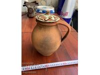 КЕРАМИКА ГЪРНЕ ЗА БОБ ОГНИЩЕ СТАРИННО 3 ЛИТРА