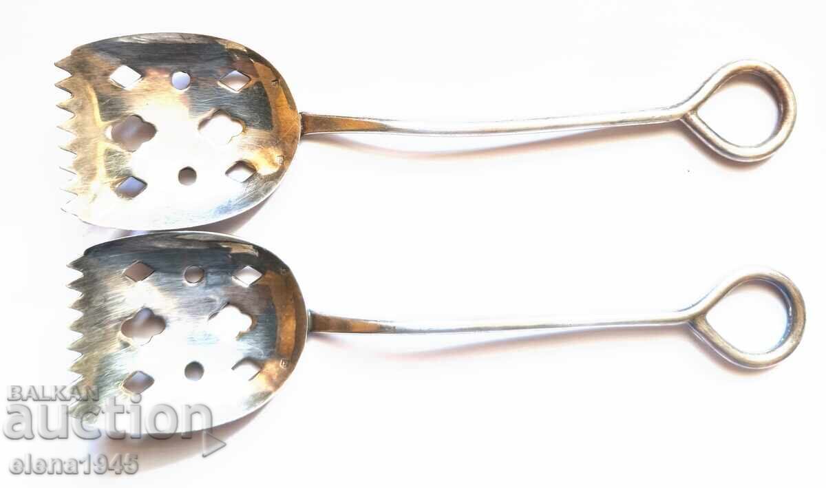 Delivery of Antique serving spoons