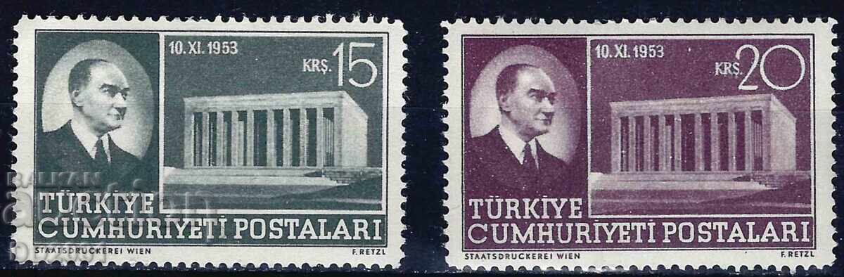 Turcia 1953 - Mausoleul Atatürk MNH