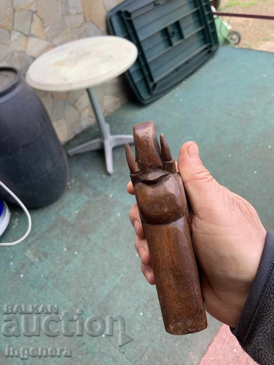 FIGURINĂ DIN LEMN SCULPTATĂ STATUETĂ SCULPTURĂ ELEFANT - 6