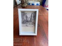 КАРТИНА РАМКА ДЪРВО РЕПРОДУКЦИЯ СНИМКА СТЪКЛО