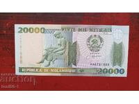 Mozambic 20 000 meticali 1999 UNC