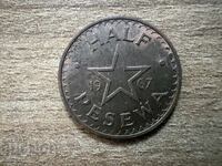 Ghana - 1/2 pesewa (1967)