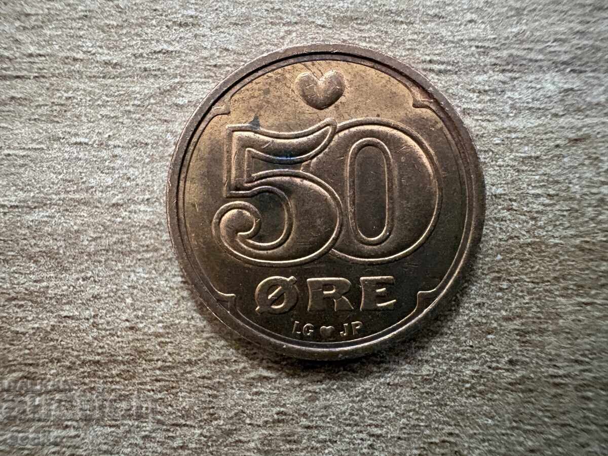 Denmark - 50 øre (1994)