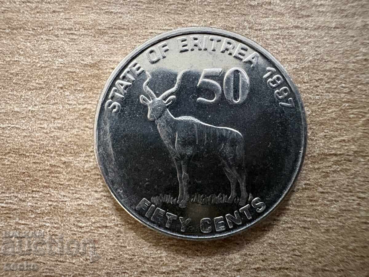 Eritrea - 50 cents (1997)