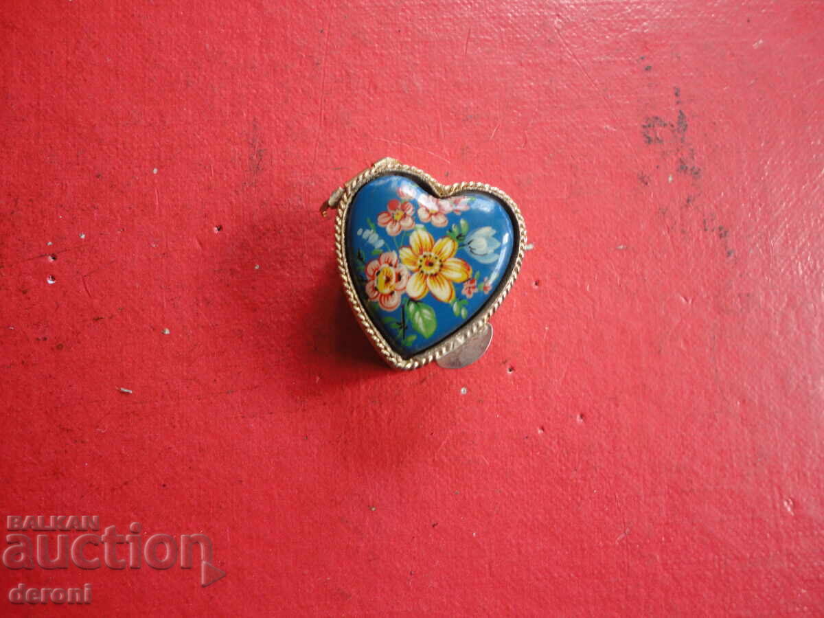 Μεταλλική θήκη για χάπια ή κοσμήματα με σμάλτο 33 - 5