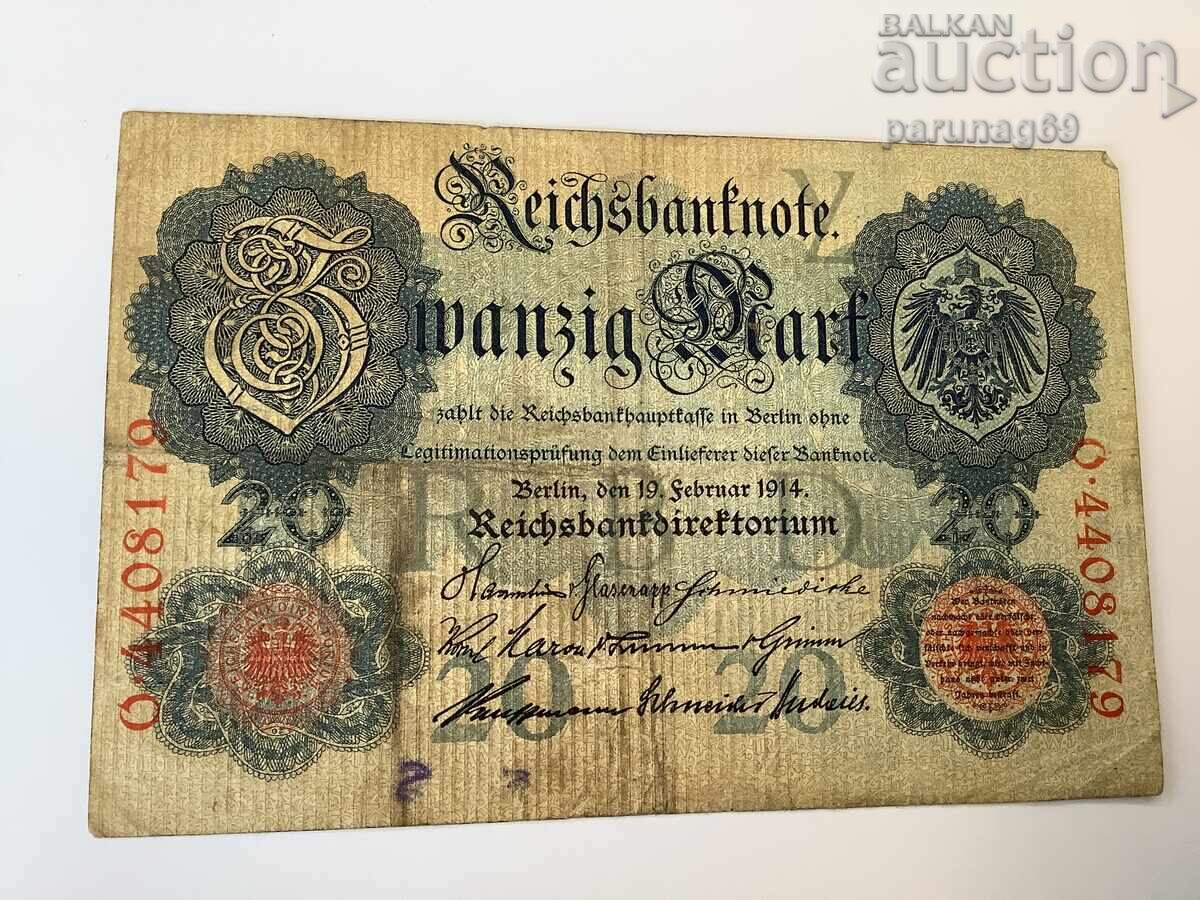 Germany 20 marks 1914