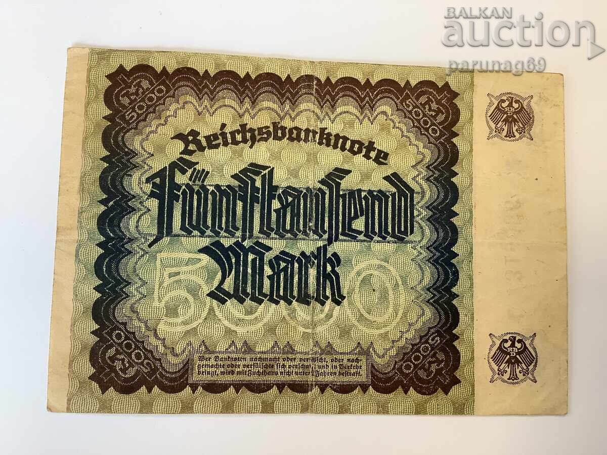 Германия 5000 марки 1922 година с цена € 1.00 | 1.96 лв. Германия 5000 марки 1922 година с цена € 1.00 | 1.96 лв.