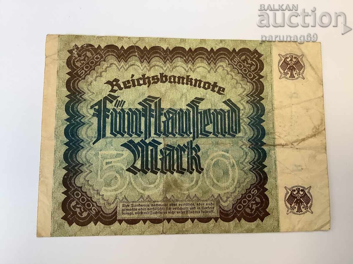 Germany 5000 Marks 1922 with price € 1.00 | 1.96 BGN