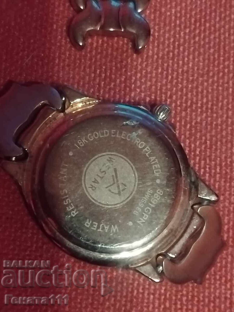 Δημοπρασία Ελβετικό ρολόι επιχρυσωμένο