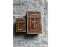 Cutie veche de tabac și chibrituri