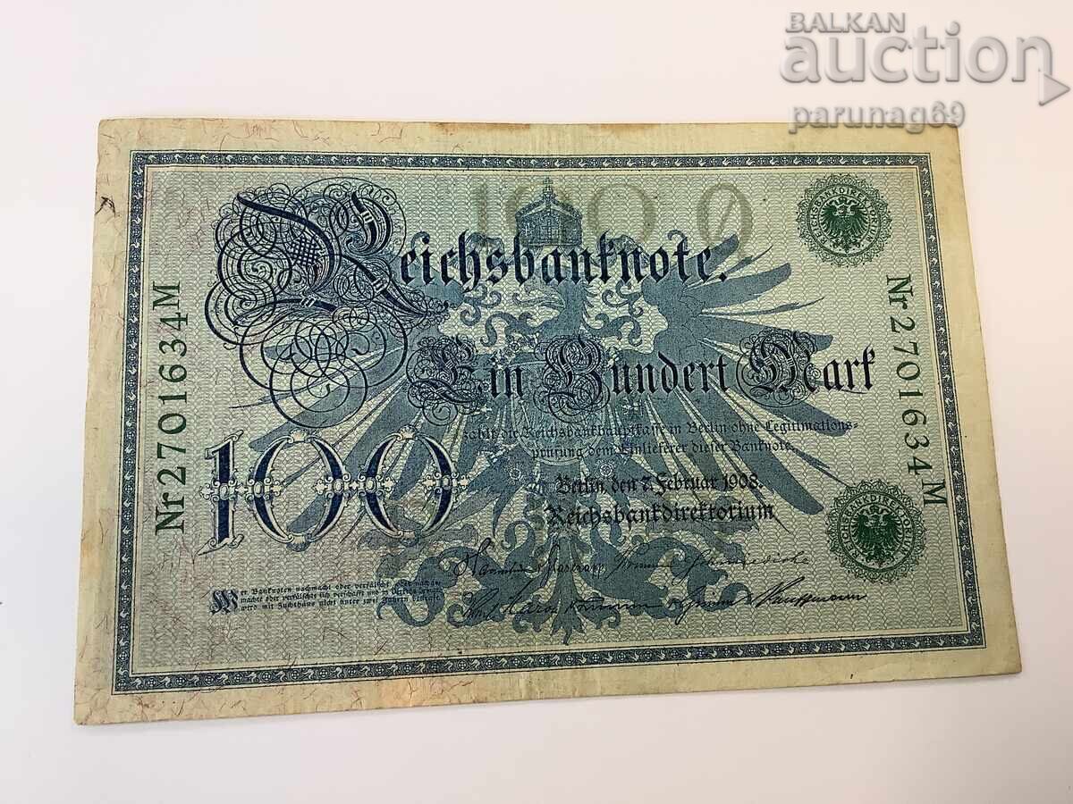 Germania 100 de mărci 1908