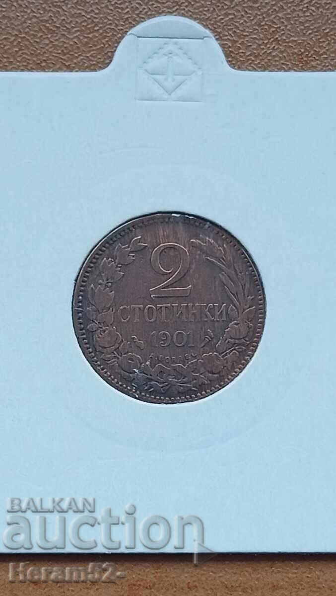 2 cenți 1901