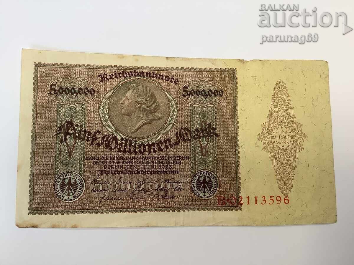 Германия 5 милиона марки 1923 година