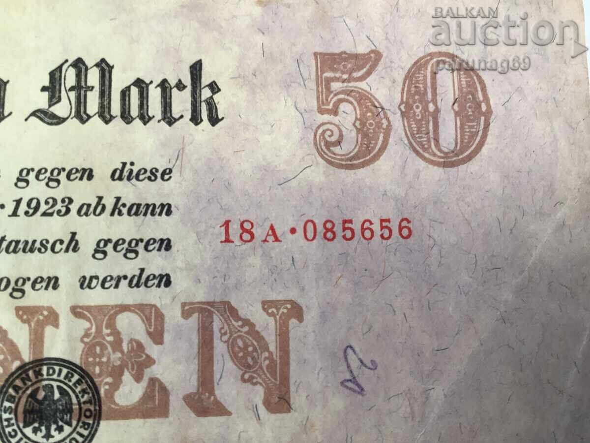 Germania 50 milioane mărci 1923 cu preț € 1.50 | 2.93 BGN Germania 50 milioane mărci 1923 cu preț € 1.50 | 2.93 BGN