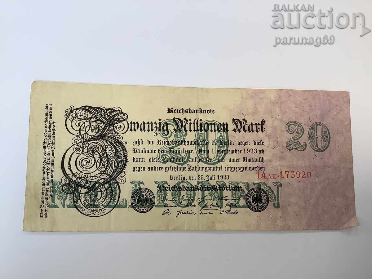 Germania 20 milioane mărci 1923