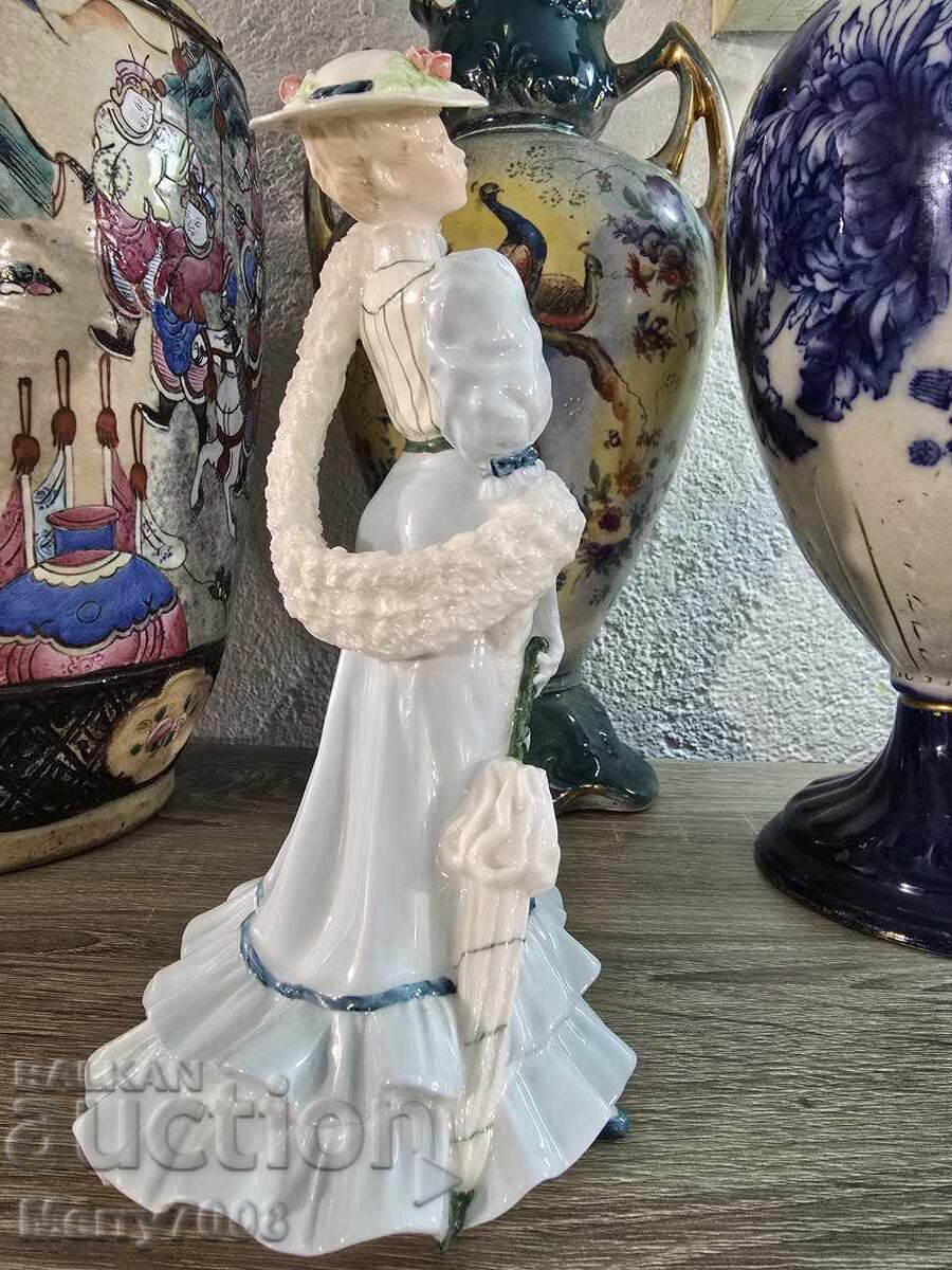 Auction  "Golden Age" by Coalport, "Beatrice at the Garden Party"
