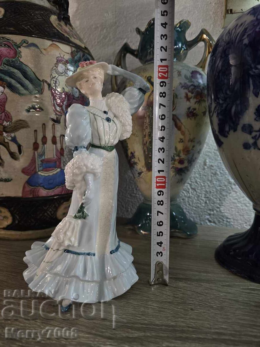 "Golden Age" by Coalport, "Beatrice at the Garden Party" - 7