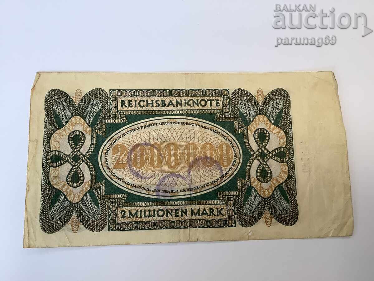 Germania 2 milioane de mărci 1923 cu preț € 8.00 | 15.65 BGN