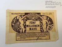 Germania 5 milioane mărci 1923