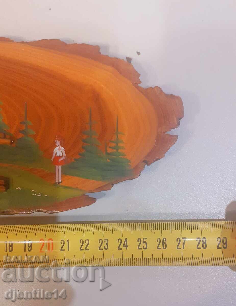 Suvenir din lemn perioada socialistă - 5