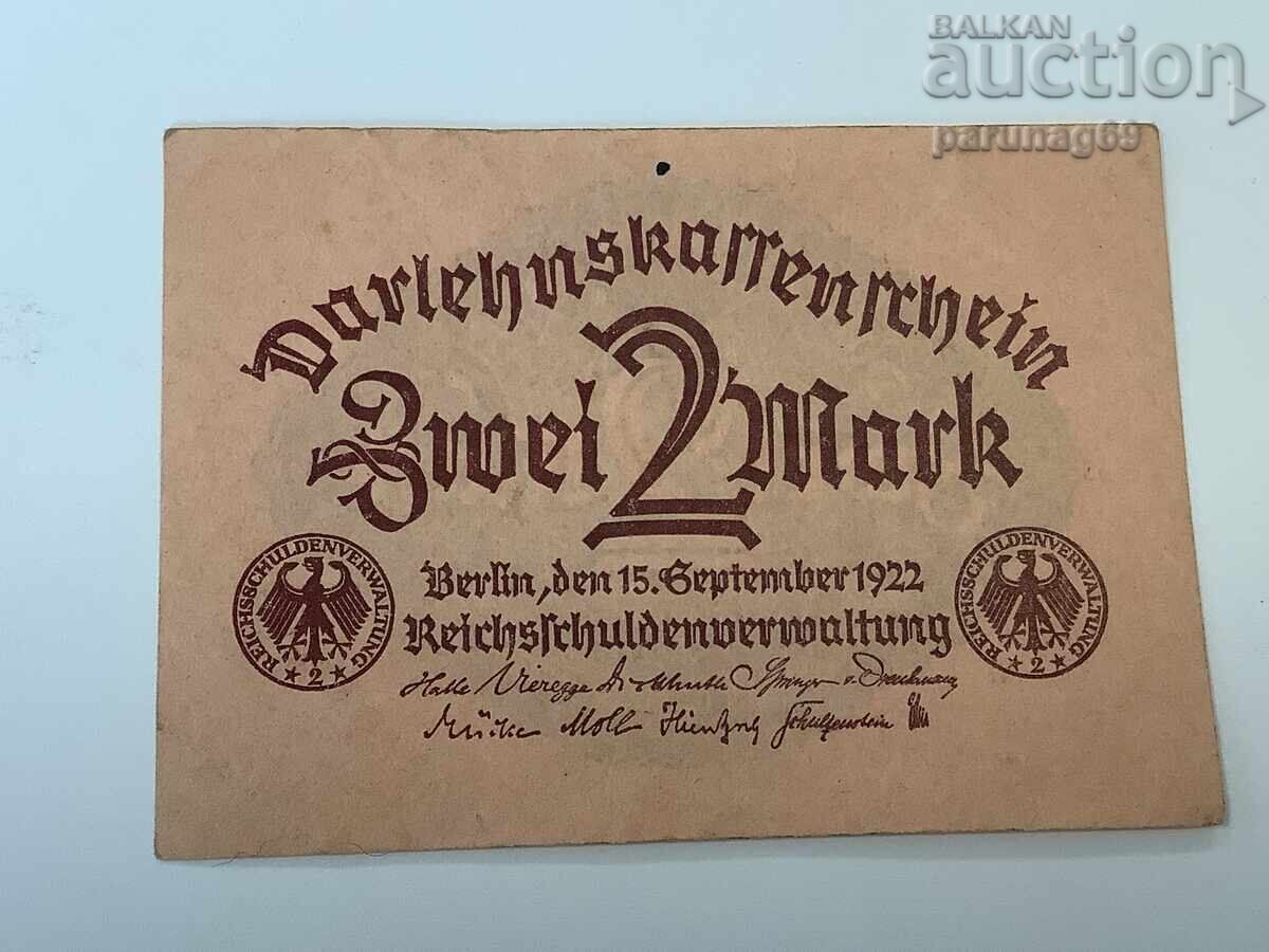 Germania 2 timbre 1922
