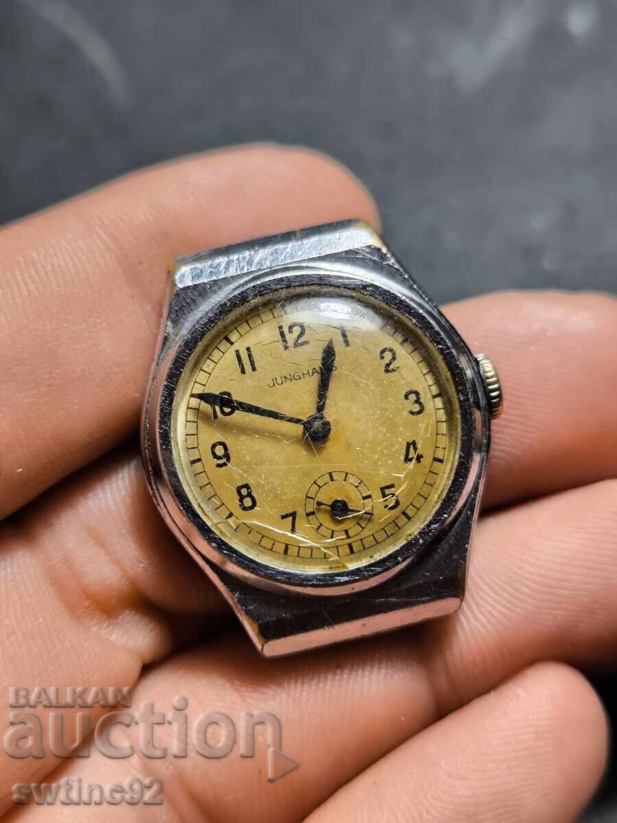 Vintage military Junghans wristwatch caliber j59 17j