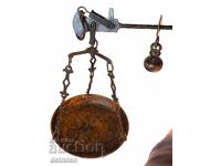 ΑΝΤΙΚ 19ος ΑΙΩΝΑΣ ΚΑΝΤΑΡΙ, ΖΥΓΑΡΙΑ ΟΘΩΜΑΝΙΚΗ ΒΕΔΟΥΪΝΩΝ ΧΑΛΚΟΣ ΜΠΡΟΥΤΖΟΣ