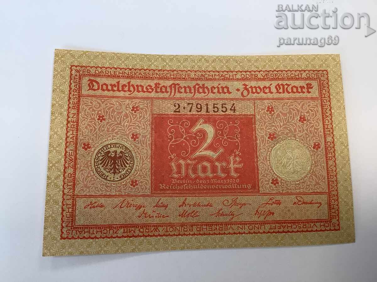 Germania 2 mărci 1920 UNC