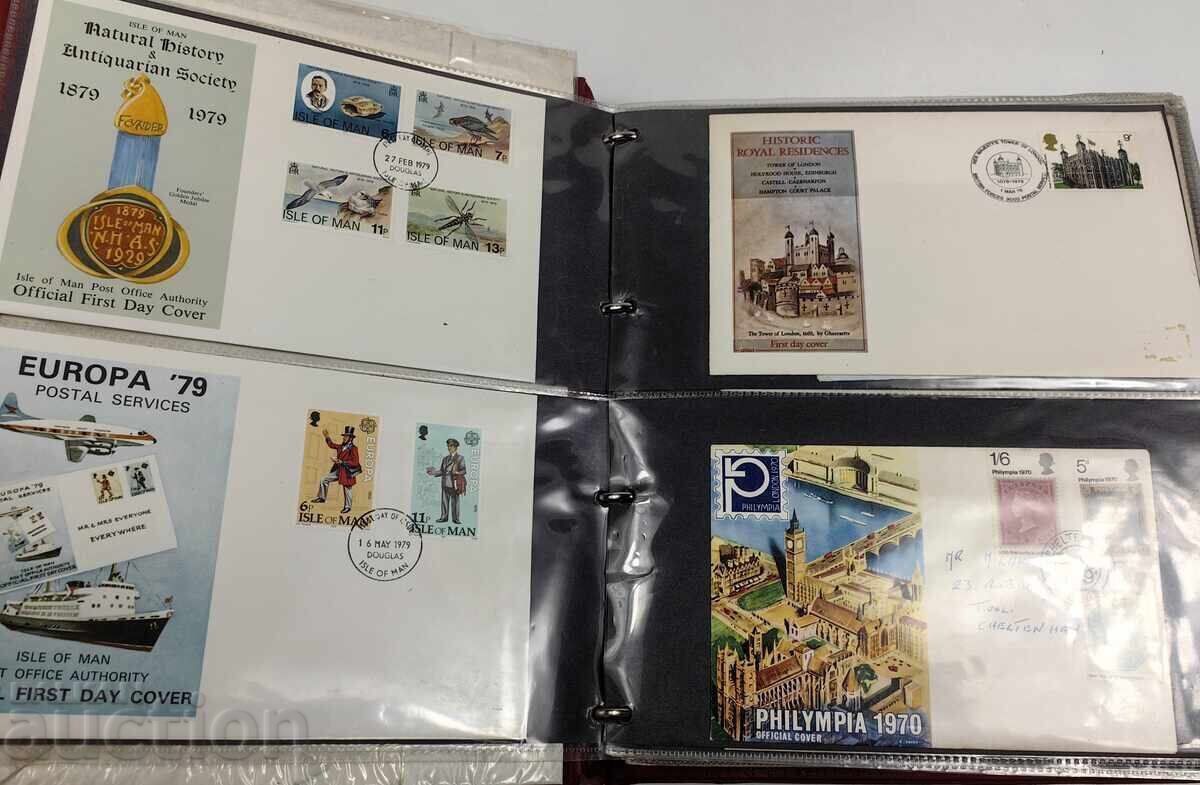 Delivery of BINDER WITH 90 ENGLISH FIRST DAY COVERS FIRST DAY COVER Delivery of BINDER WITH 90 ENGLISH FIRST DAY COVERS FIRST DAY COVER
