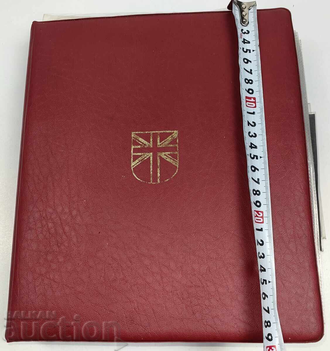 BINDER WITH 90 ENGLISH FIRST DAY COVERS FIRST DAY COVER BINDER WITH 90 ENGLISH FIRST DAY COVERS FIRST DAY COVER