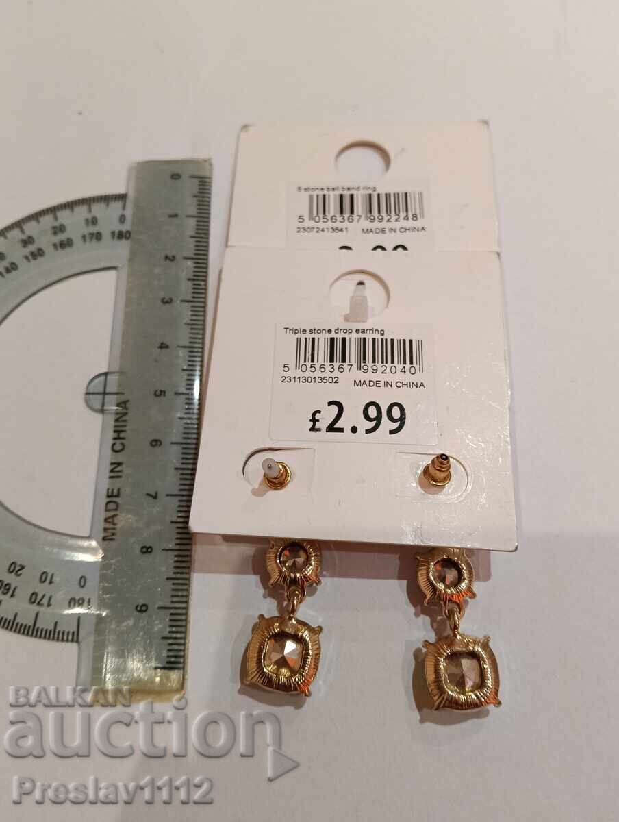 Licitație Set Cercei și Inel Wanted Licitație Set Cercei și Inel Wanted