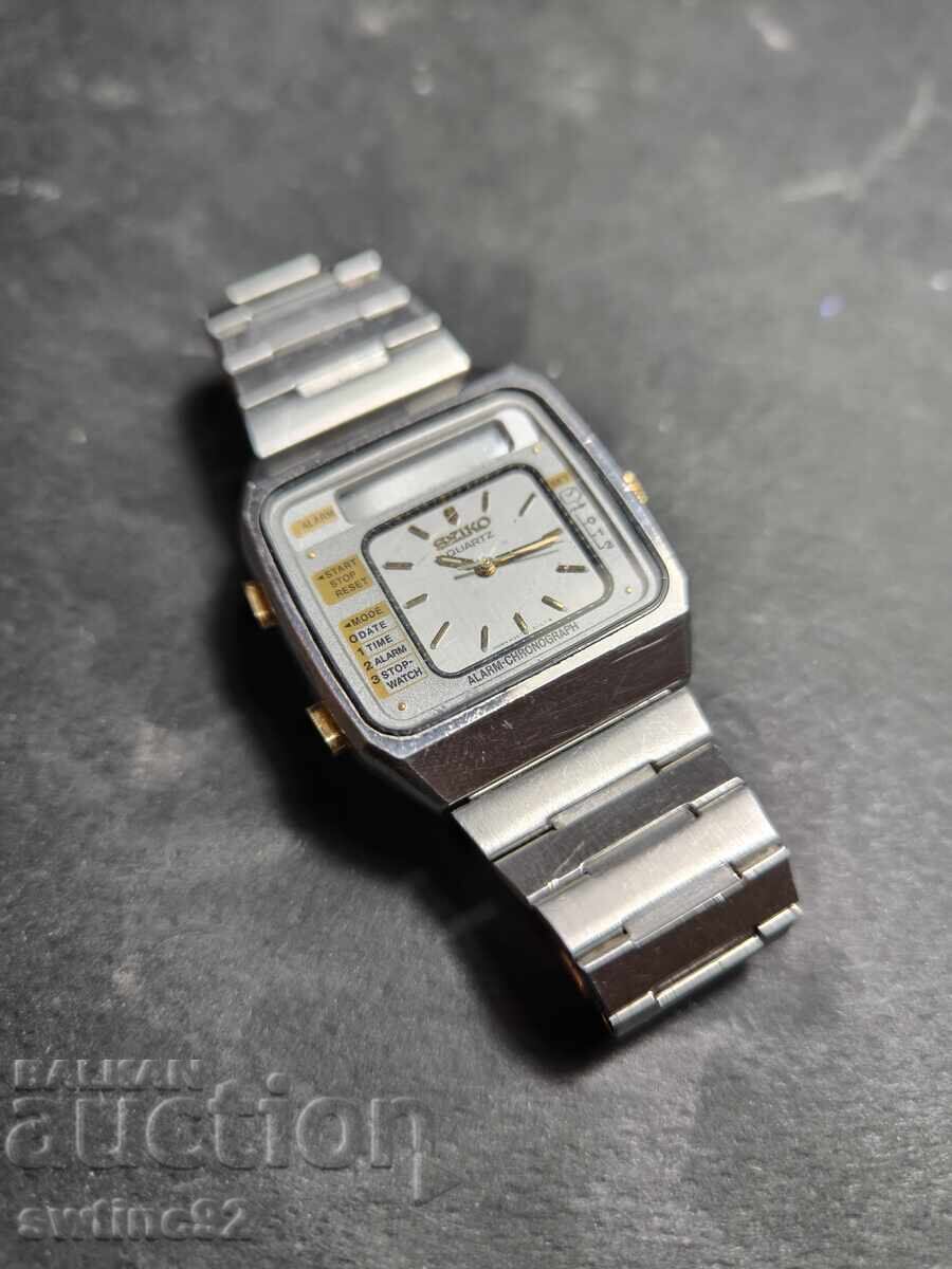 Ρολόι χειρός Seiko quartz H357-5050 υβριδικός χρονογράφος με τιμή € 83.00 | 162.33 BGN