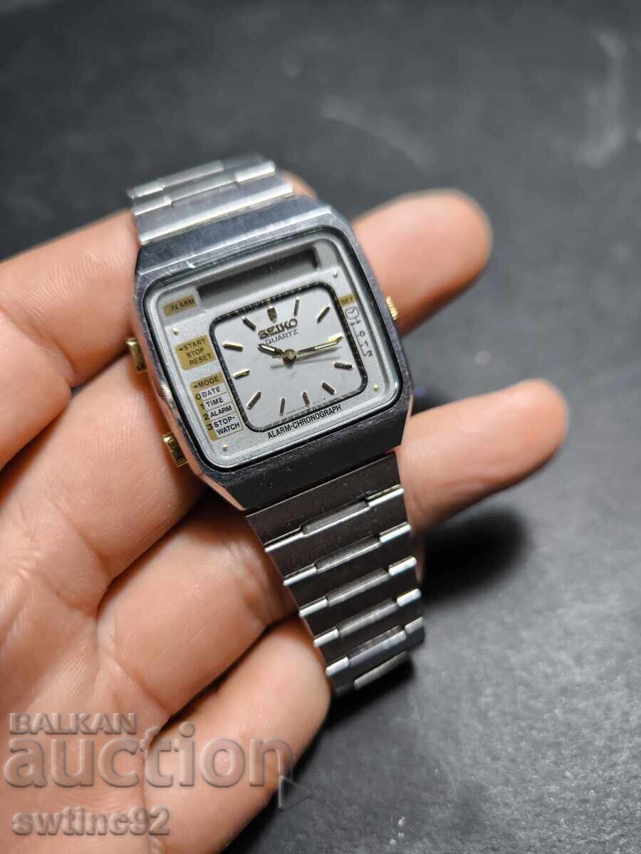 Ρολόι χειρός Seiko quartz H357-5050 υβριδικός χρονογράφος