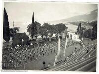 1958 FOTOGRAFIE VECHE MARE CRIMEEA GURZUF FESTIVAL AL PIONIERILOR J612