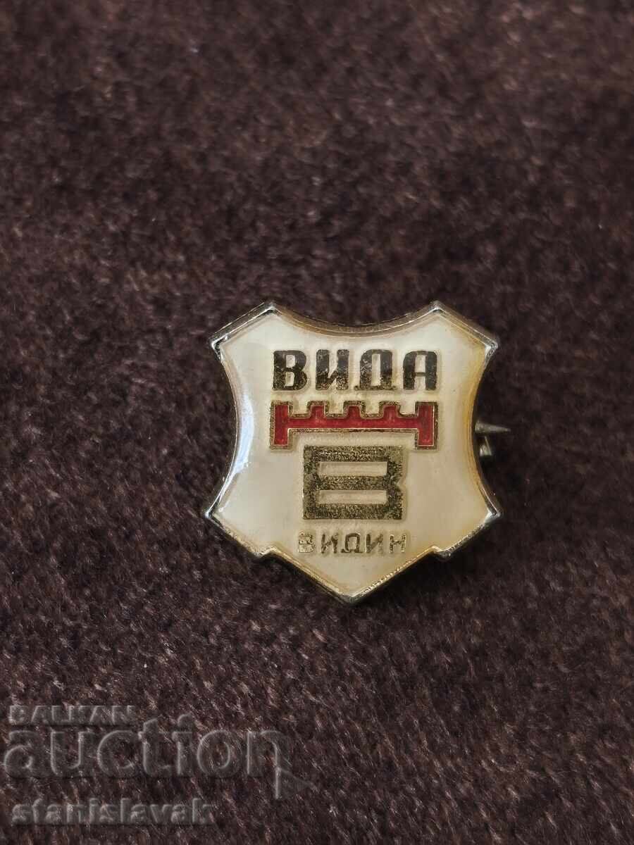 Insignă fabrica "Vida" Vidin