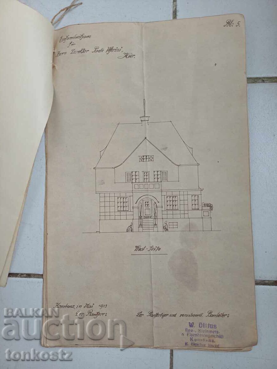 Σχέδια σπιτιών Γερμανία 1913 Σχέδια σπιτιών Γερμανία 1913