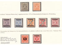 1919 Württemberg (Ger). Official stamps of the Kingdom of Württemberg
