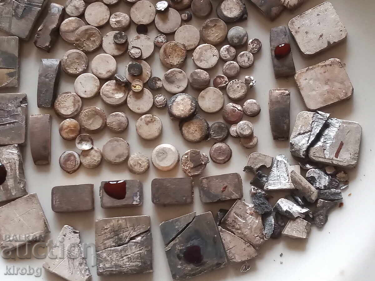 SILVER Ag FROM CONTACTORS 144.26 g - 5