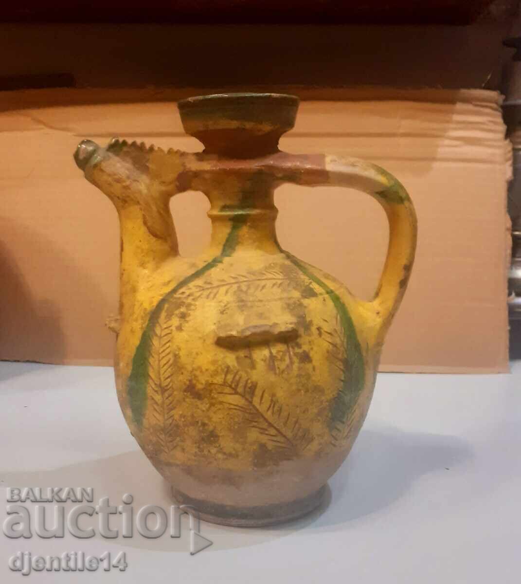 Troyan antique ceramic confectionery set