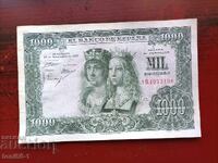 Spania 1000 pesete 1957